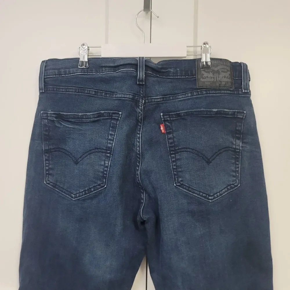Levis Mens 514 Strsight Fit Cut Jeans , 36x32